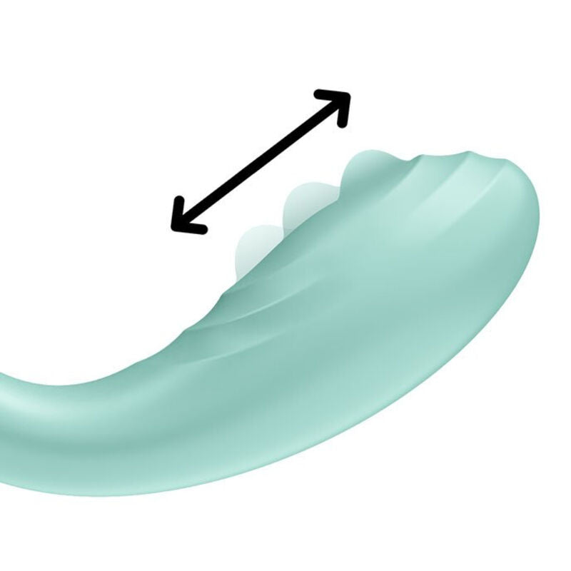 SATISFYER - SPOT G VIBRATOR RRROLLING PLEASURE GREEN