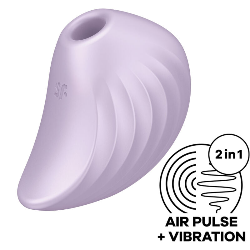 SATISFYER - PEARL DIVER VIOLET STIMULATOR AND VIBRATOR