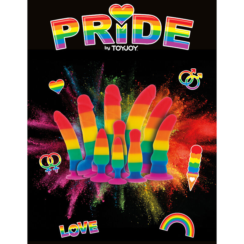 PRIDE - GODE RAINBOW FLAG WAVE 17 CM