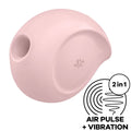 SATISFYER - SUGAR RUSH ROSE AIR PULSE STIMULATOR AND VIBRATOR