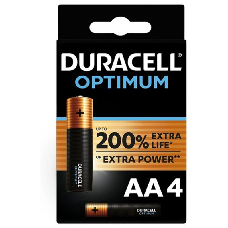 DURACELL - OPTIMUM ALKALINE BATTERY 200 AA LR6 4 UNIT?