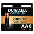 DURACELL - OPTIMUM ALKALINE BATTERY 200 AA LR6 8 UNIT?