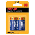 KODAK - MAX C LR14 ALKALINE BATTERY 2 UNIT