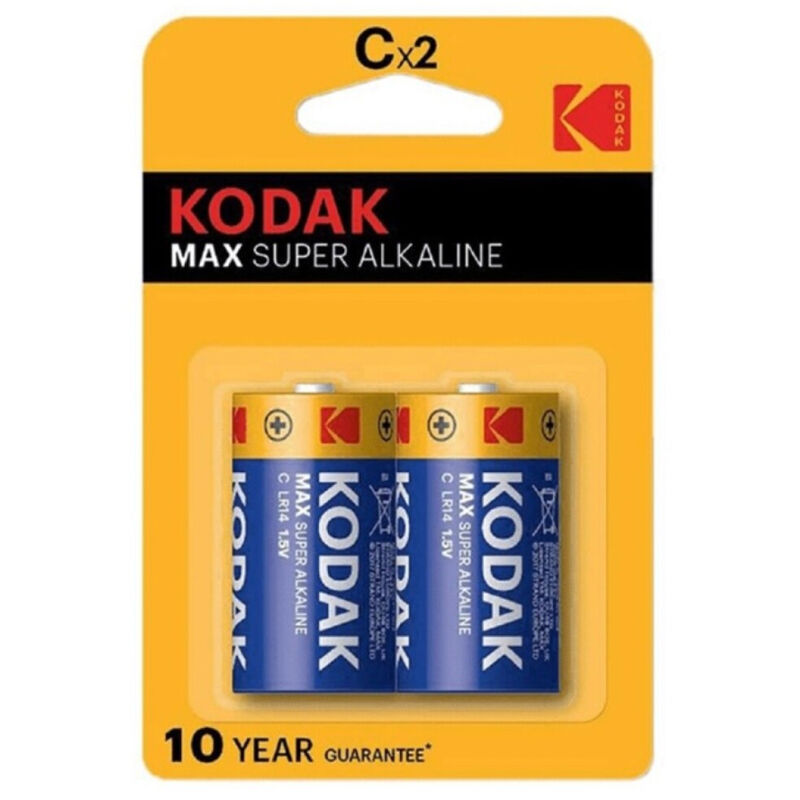 KODAK - MAX C LR14 ALKALINE BATTERY 2 UNIT