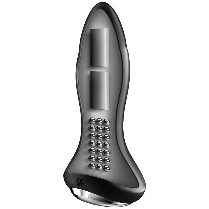 SATISFYER - ROTATOR PLUG 1+ VIBRATING APP BLACK