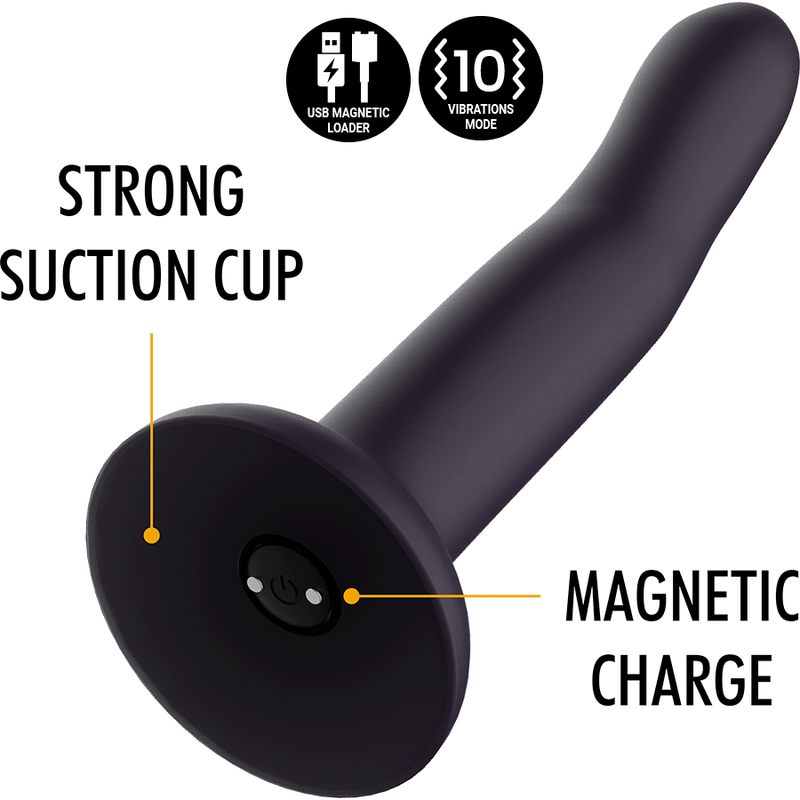 MYTHOLOGY DUMAN MYSTIC DILDOS - WIRELESS TECHNOLOGY COMPATIBLE VIBRATOR WATCHME