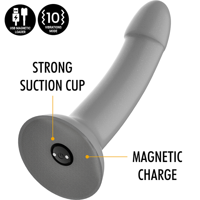 MYTHOLOGY - MAJESTIC RUNE DILDO S - WIRELESS TECHNOLOGY COMPATIBLE WATCHME VIBRATOR
