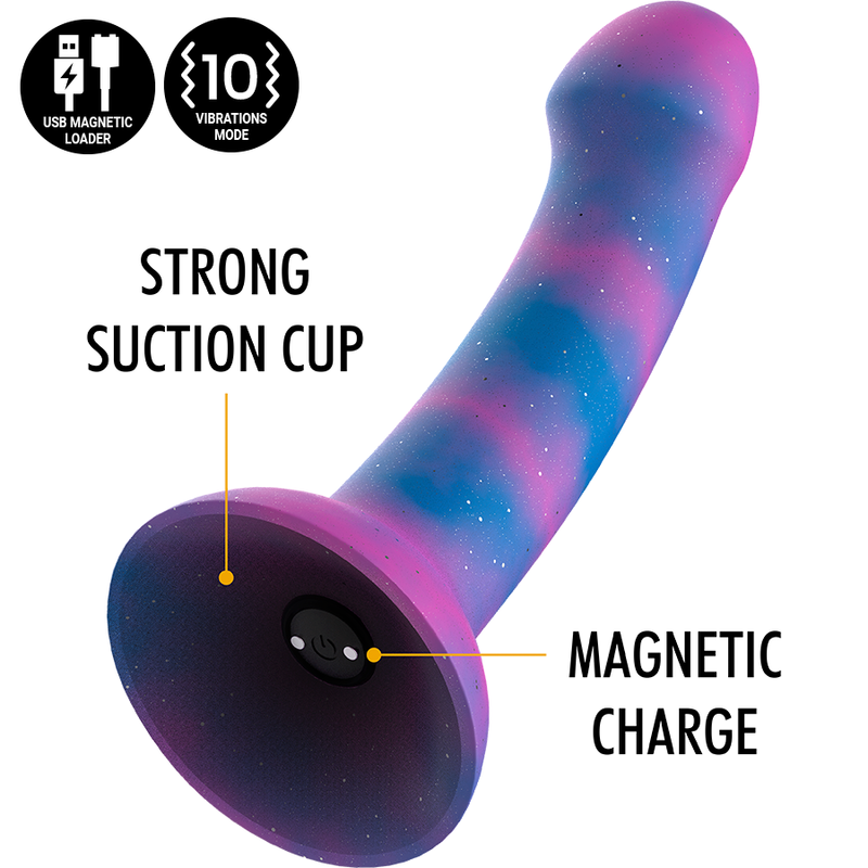 MYTHOLOGY - DION GALACTIC DILDO M - WATCHME WIRELESS TECHNOLOGY COMPATIBLE VIBRATOR
