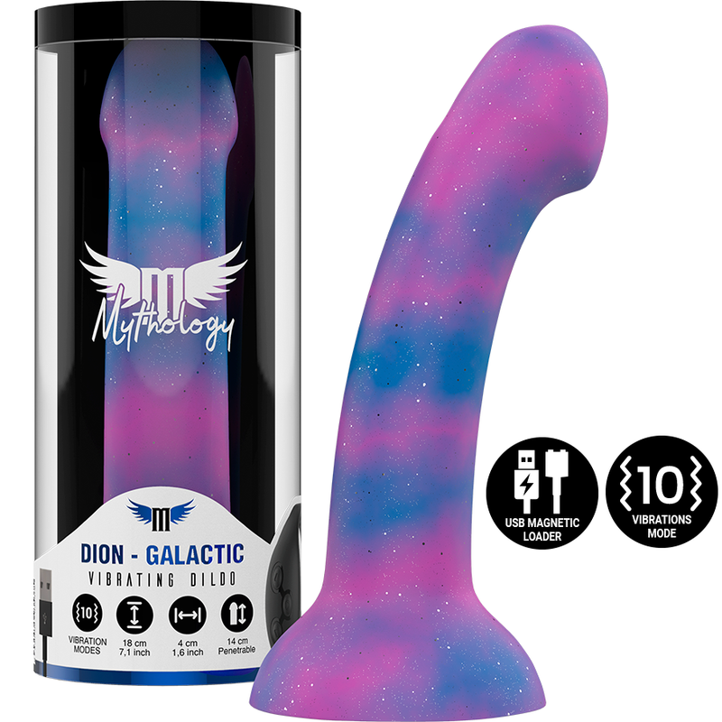 MYTHOLOGY - DION GALACTIC DILDO M - WATCHME WIRELESS TECHNOLOGY COMPATIBLE VIBRATOR