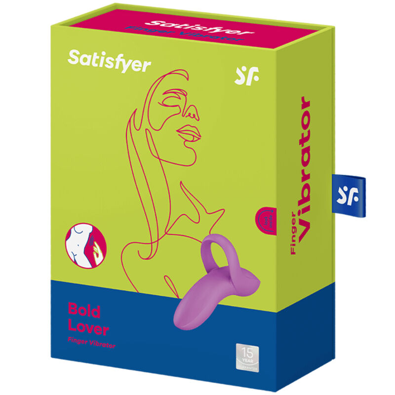 SATISFYER - FINGER VIBRATOR BOLD LOVER PINK