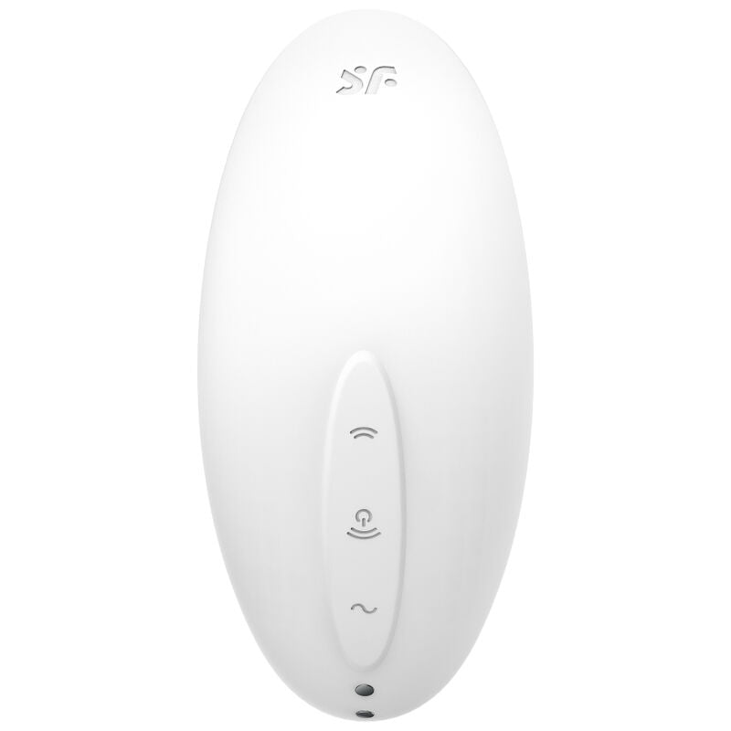 SATISFYER - AIR PULSE STIMULATOR AND VIBRATOR VULVA LOVER 2 WHITE