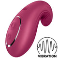 SATISFYER - VIBRATOR POSE DIPPING DELIGHT RED