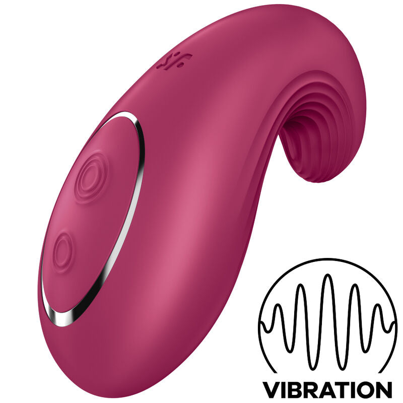 SATISFYER - VIBRATOR POSE DIPPING DELIGHT RED