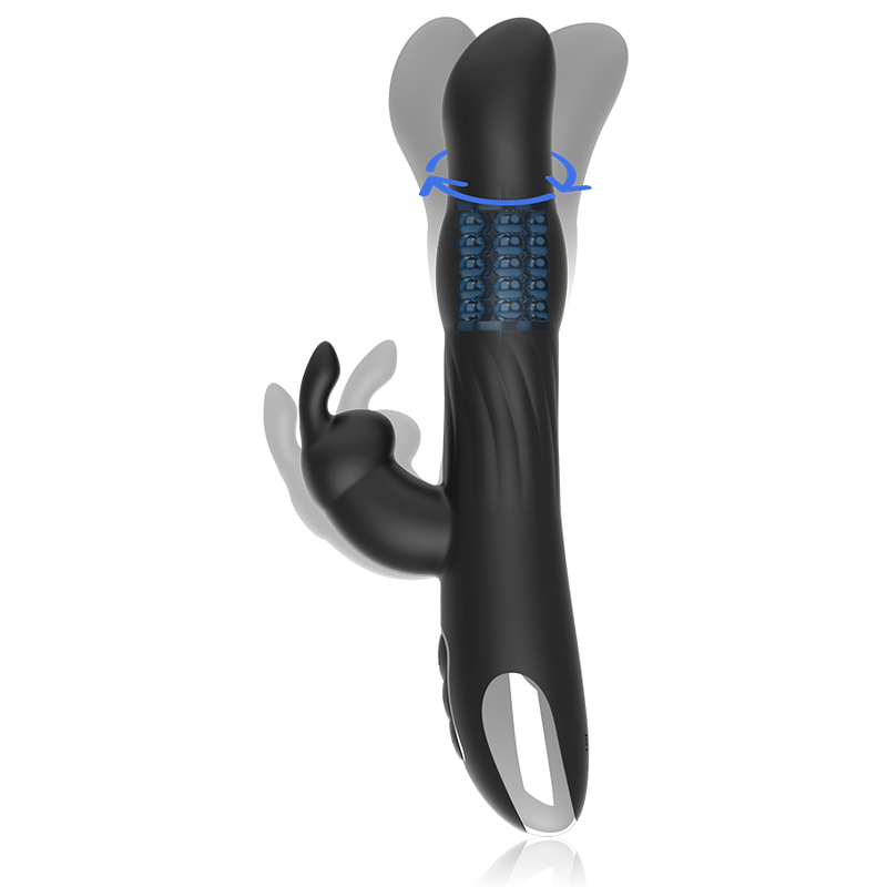 BRILLY GLAM - MOEBIUS RABBIT AND ROTATING VIBRATOR + WATCHME REMOTE CONTROL