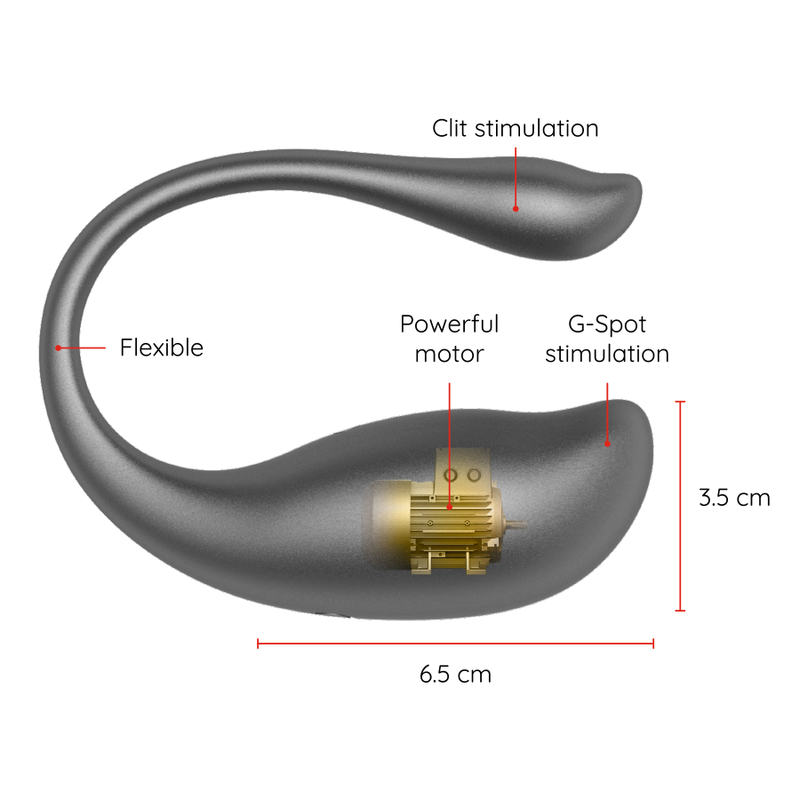 ONINDER - VIBRATING EGG NAIROBI BLACK - FREE APP