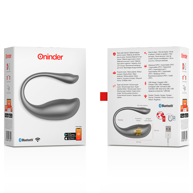 ONINDER - VIBRATING EGG NAIROBI BLACK - FREE APP
