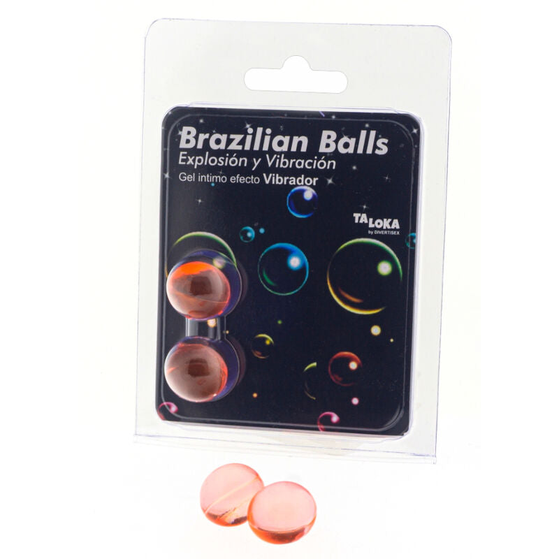 TALOKA - 2 BRAZILIAN VIBRATING EFFECT GEL BULLETS