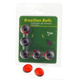 TALOKA - 5 STRAWBERRY INTIMATE GEL BRAZILIAN BALLS