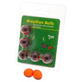TALOKA - 5 BRAZILIAN INTIMATE GEL BALLS STRAWBERRY & CHERRY