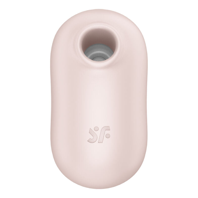 SATISFYER - DOUBLE AIR PULSE VIBRATOR PRO TO GO 2 BEIGE