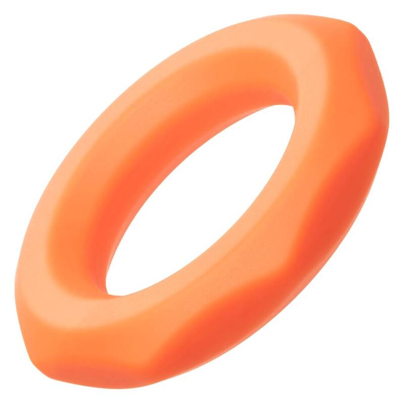 CALEXOTICS - ORANGE HEXAGON ALPHA RING