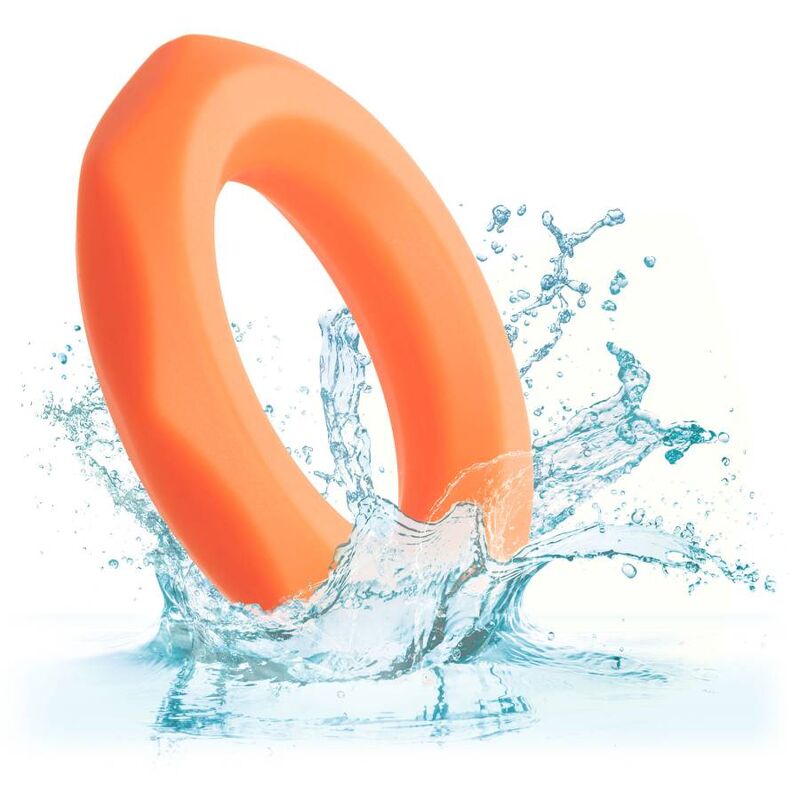 CALEXOTICS - ORANGE HEXAGON ALPHA RING