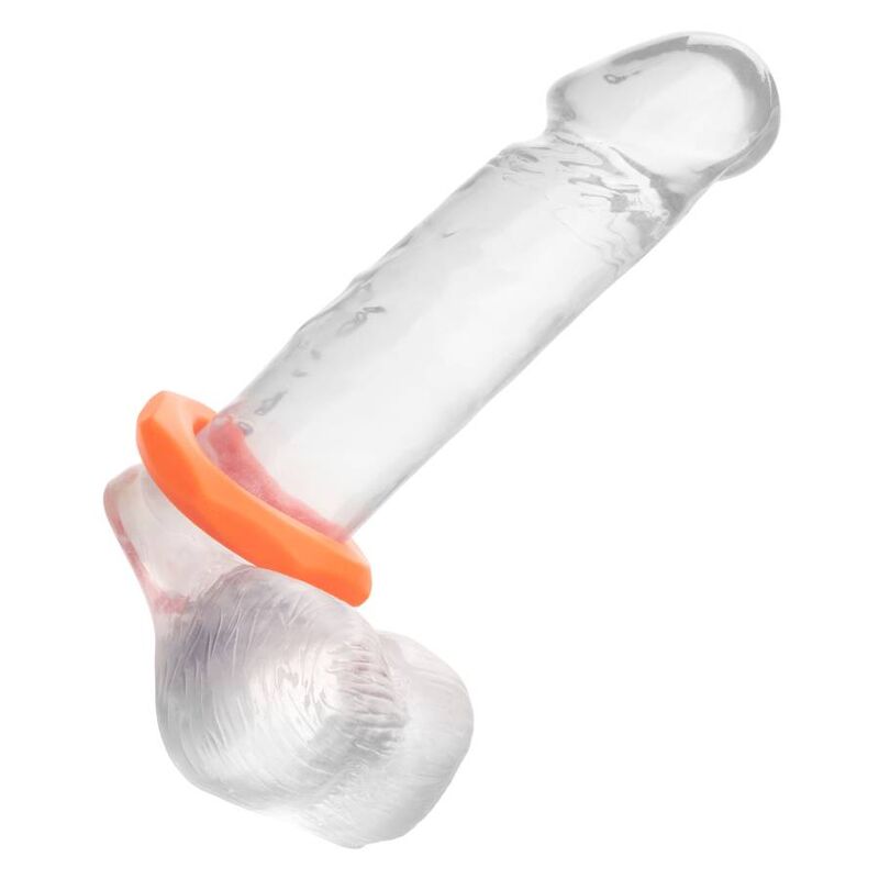 CALEXOTICS - ORANGE HEXAGON ALPHA RING