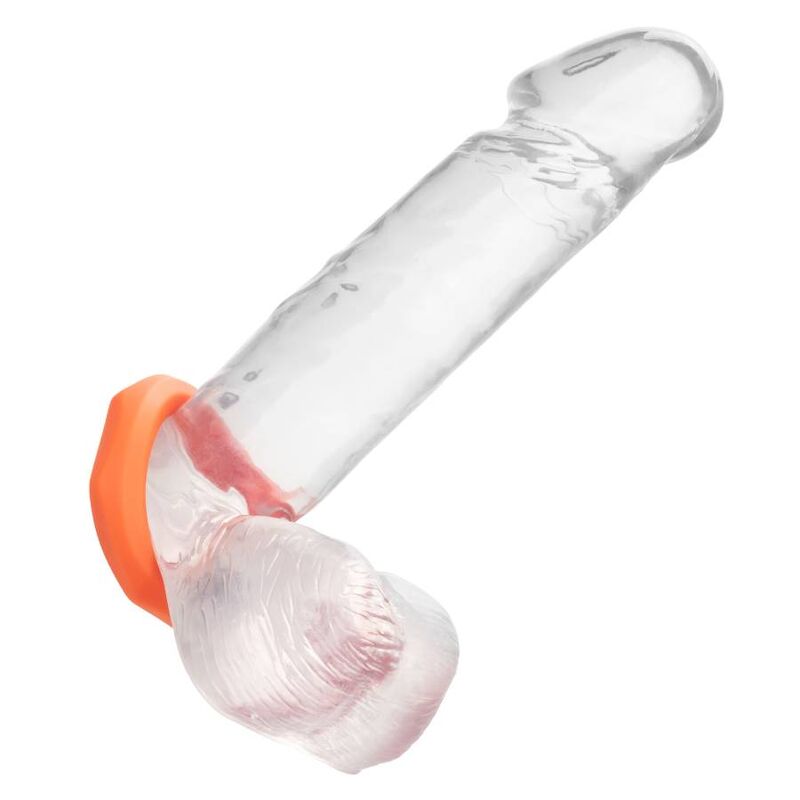 CALEXOTICS - ORANGE HEXAGON ALPHA RING