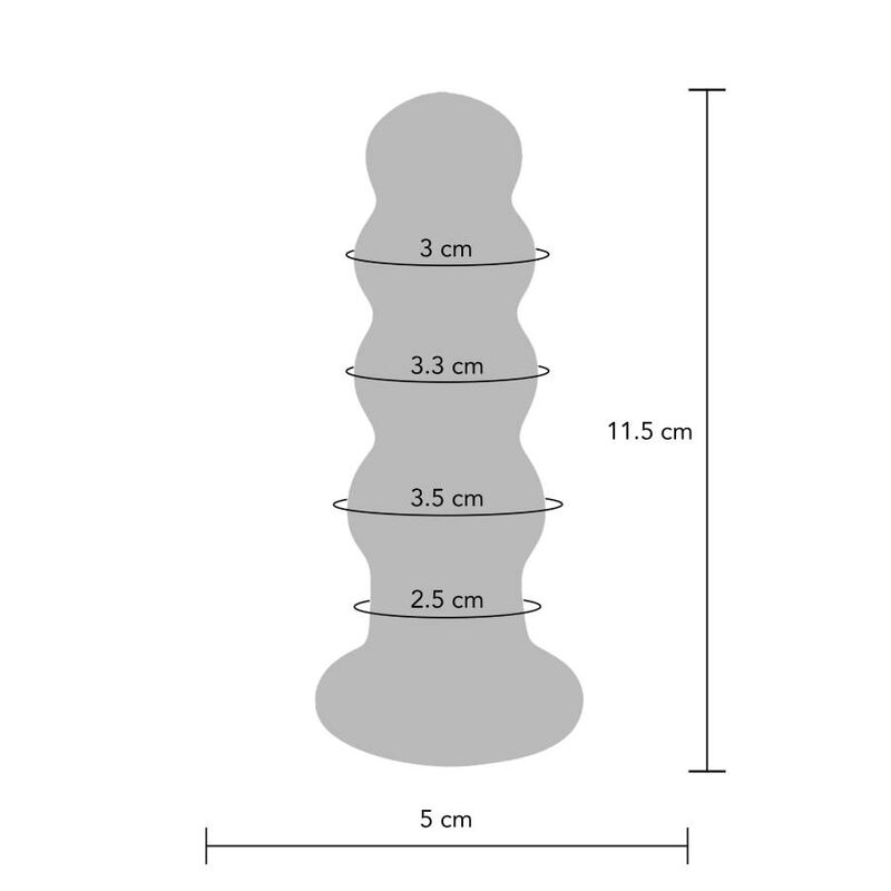 TOYJOY - BUTT GLASS PLUG RADIANT