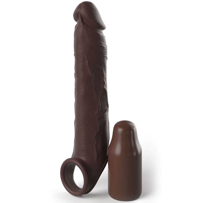 FANTASY X-TENSIONS - PIPEDREAMS 7" BROWN EXTENSION WITH STRAP
