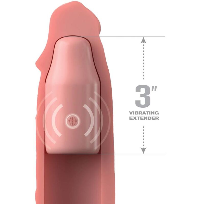 FANTASY X-TENSIONS - PIPEDREAMS 9" SLEEVE + 3" REMOTE PLUG SKIN