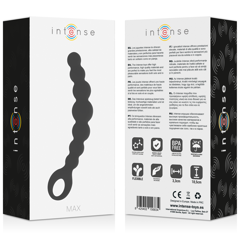 INTENSE - BLACK ANAL BEADS