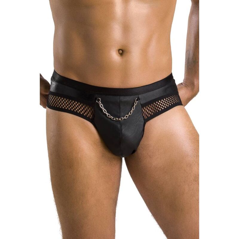PASSION - 030 TOM OPEN PANTY BLACK L/XL