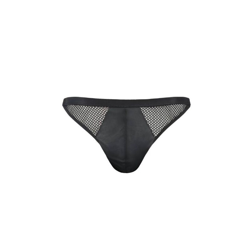 PASSION - 034 BLACK OPEN PANTIES L/XL