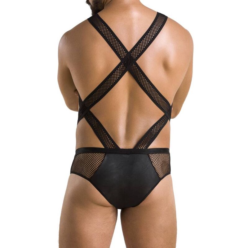 PASSION - 045 VICTOR BLACK BODYSUIT L/XL