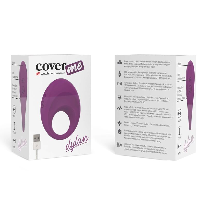 COVERME - RECHARGEABLE DYLAN RING + WATCHME REMOTE CONTROL