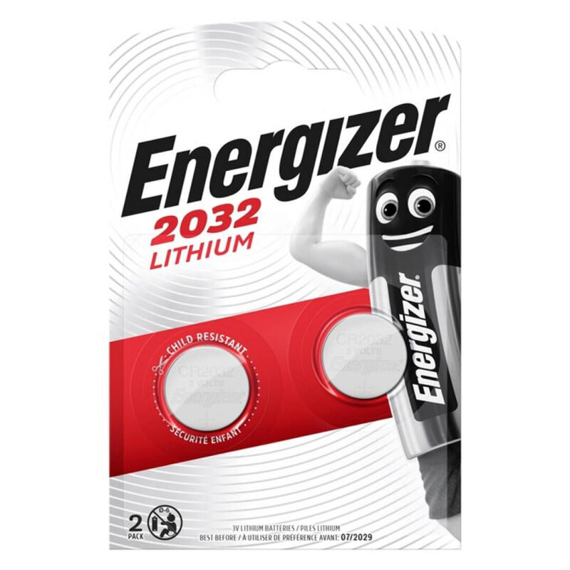 ENERGIZER - CR2032 3V LITHIUM COIN CELL BATTERY 2 UNITS