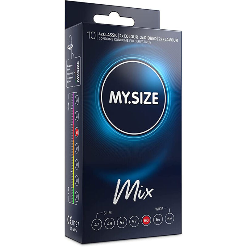MY SIZE - CONDOM MIX 60 MM 10 COUNT