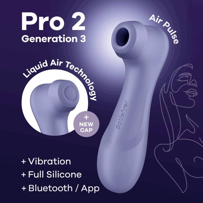 SATISFYER - PRO 2 GENERATION 3 LILAC BLUETOOTH AND APP