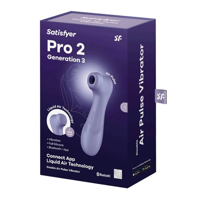 SATISFYER - PRO 2 GENERATION 3 LILAC BLUETOOTH AND APP