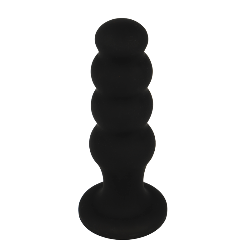 BLACK&SILVER - SCOTT PREMIUM BLACK SILICONE BUTT PLUG