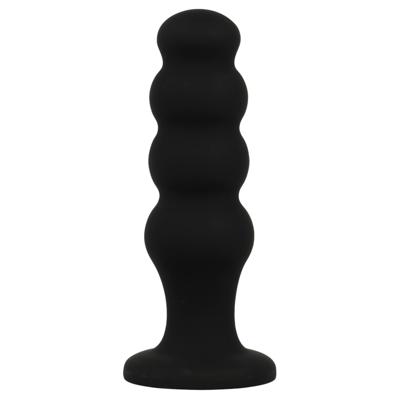 BLACK&SILVER - SCOTT PREMIUM BLACK SILICONE BUTT PLUG