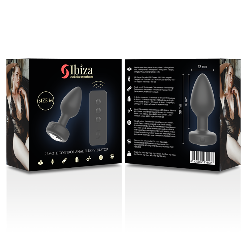IBIZA - ANAL PLUG REMOTE CONTROL SIZE M