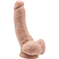 GET REAL - 8" SKIN-LIKE BEADED DILDO