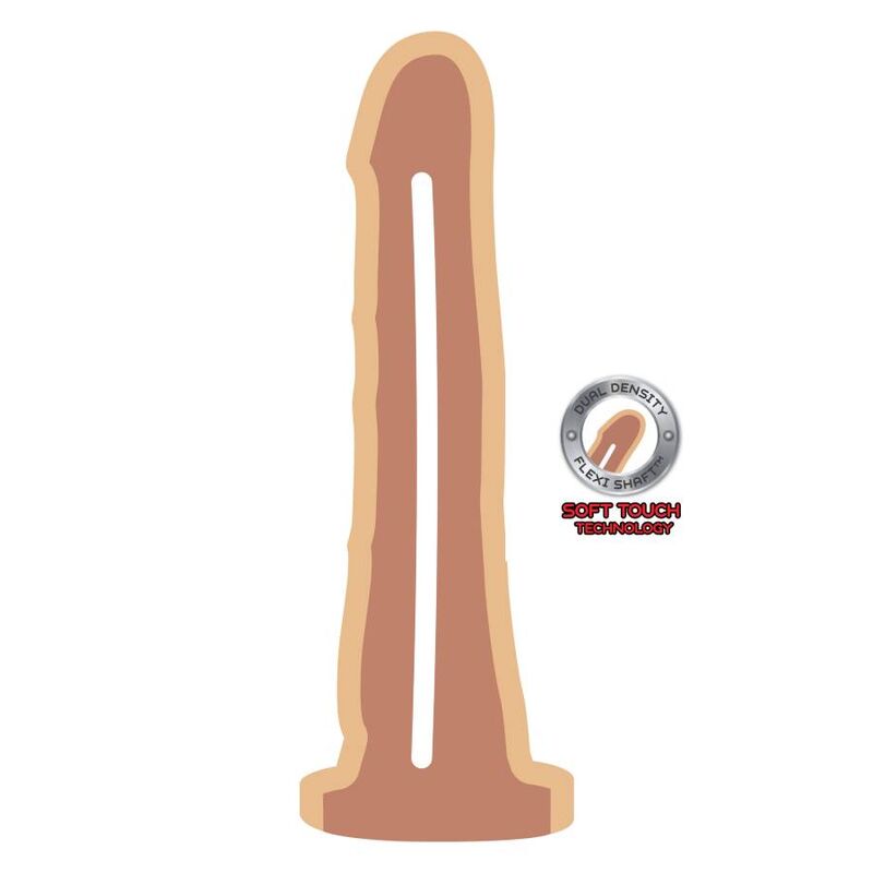 GET REAL - DUAL DENSITY DONG 19 CM