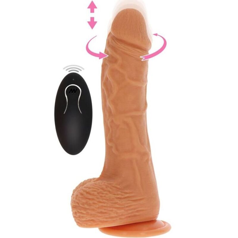 GET REAL - VIBRATING DICK SLEEVE ROTATING UP AND DOWN