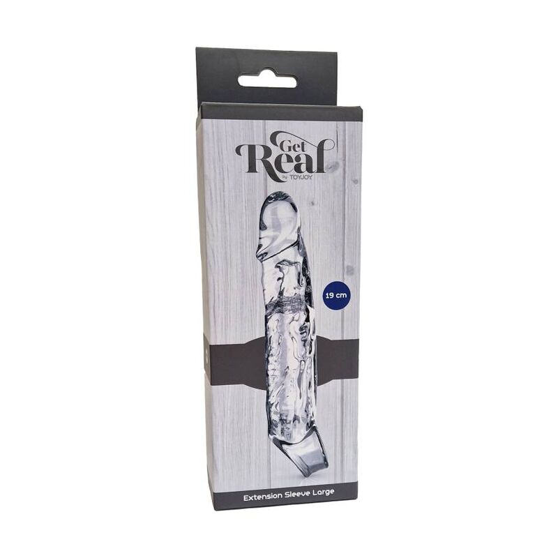GET REAL - 19 CM LONG CLEAR EXTENSION