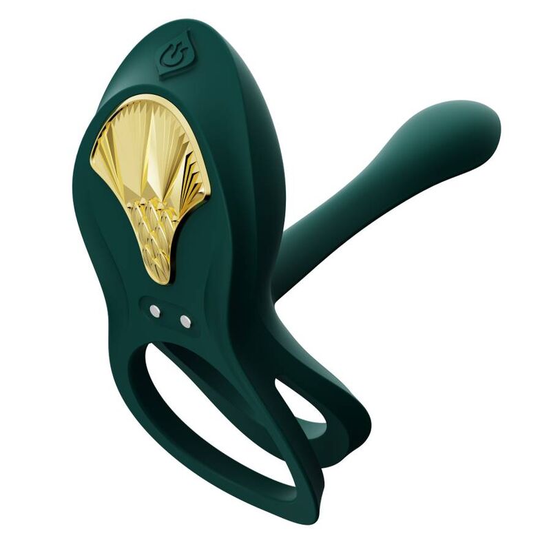 ZALO - BAYEK GREEN COUPLE VIBRATING RING