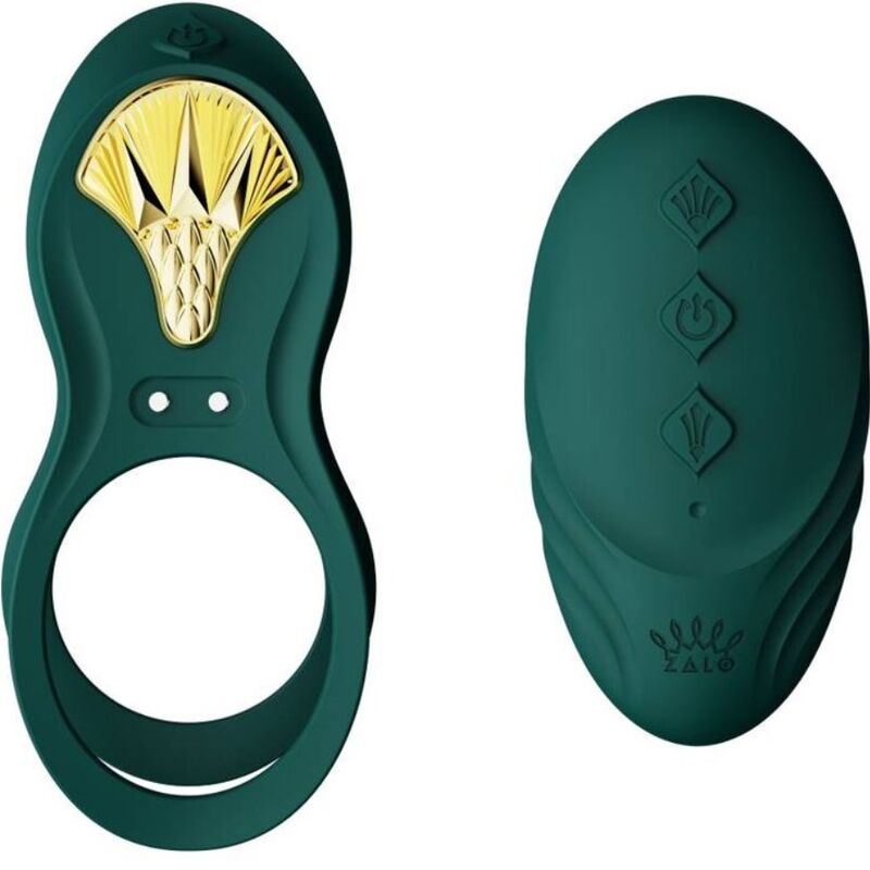 ZALO - BAYEK GREEN COUPLE VIBRATING RING