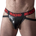 MACHO - MX25RC LEATHER JOCK RED M
